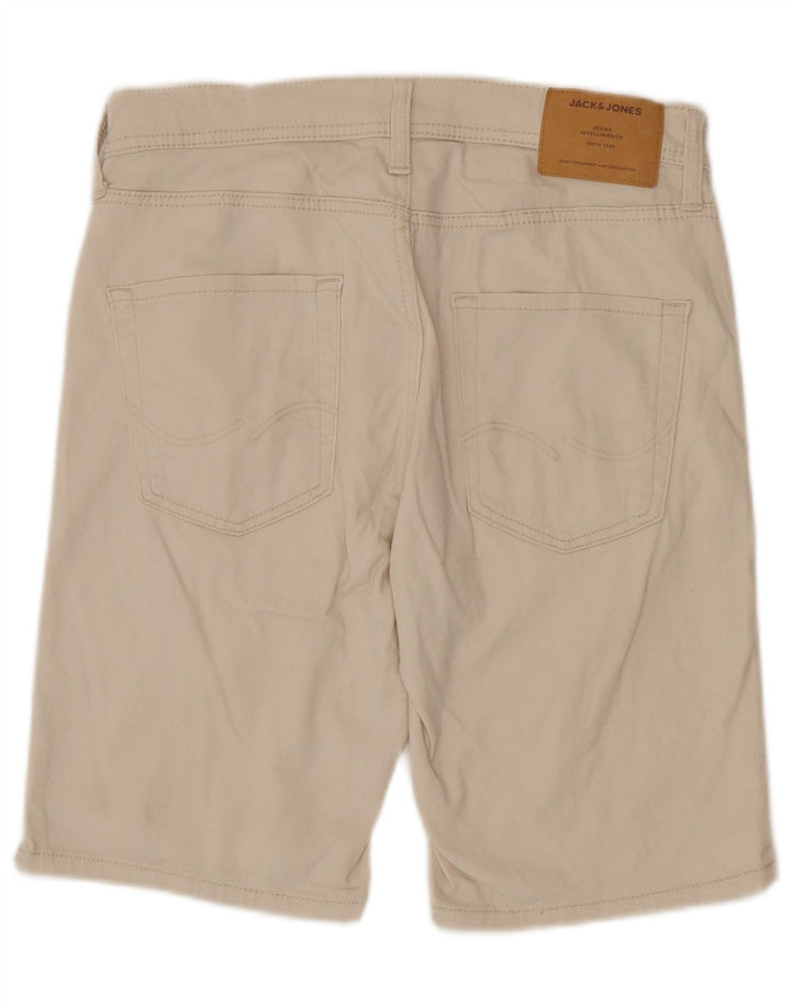 Jack & Jones Pantaloni scurți obișnuiți pentru bărbați, mici W29, bumbac, bej