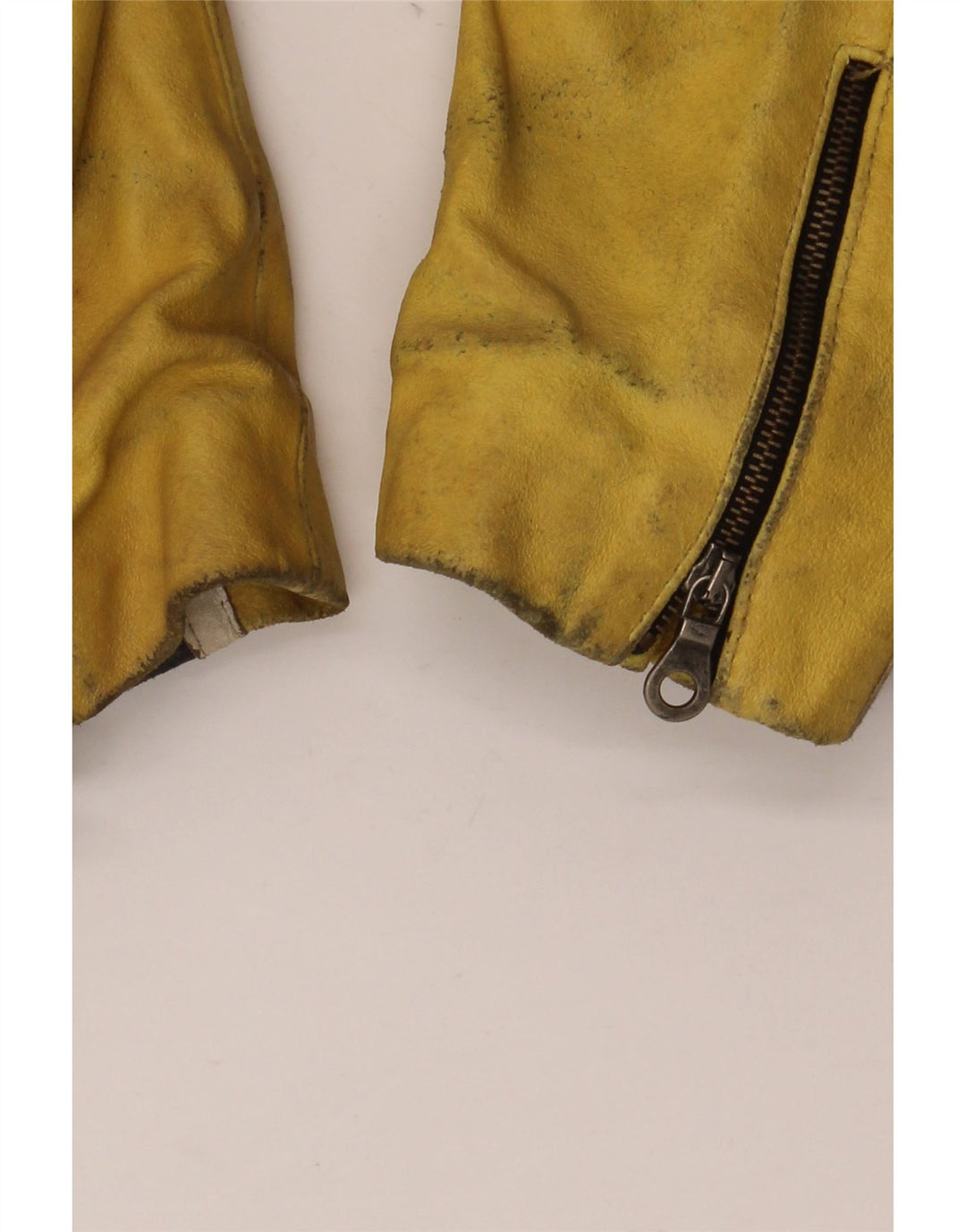 Jachetă de curse din piele pentru bărbați VINTAGE IT 48 Medium Black Colorblock Piele