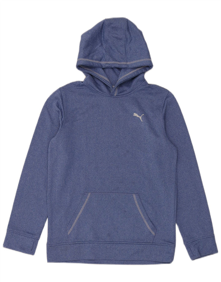 Pulover Puma pentru băieți 15-16 ani XL albastru poliester
