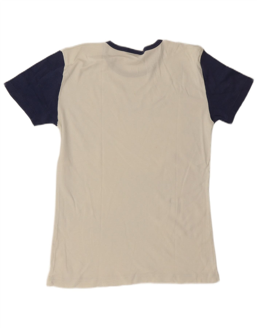 Tricou cu grafic Fila pentru bărbați Top mediu din bumbac color bloc alb