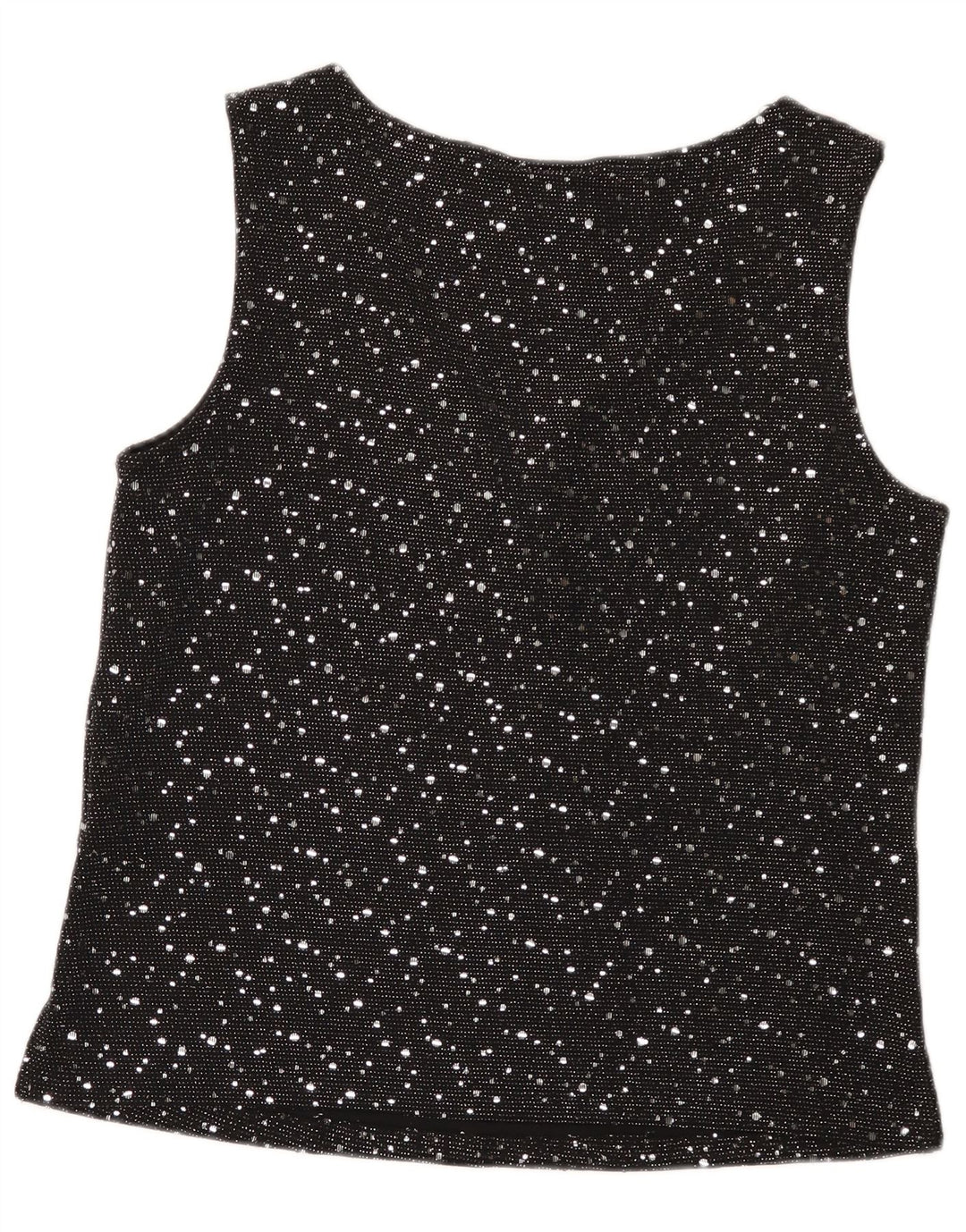 Bluză fără mâneci pentru femei Wallis UK 14 Medium Black Spotted Nylon