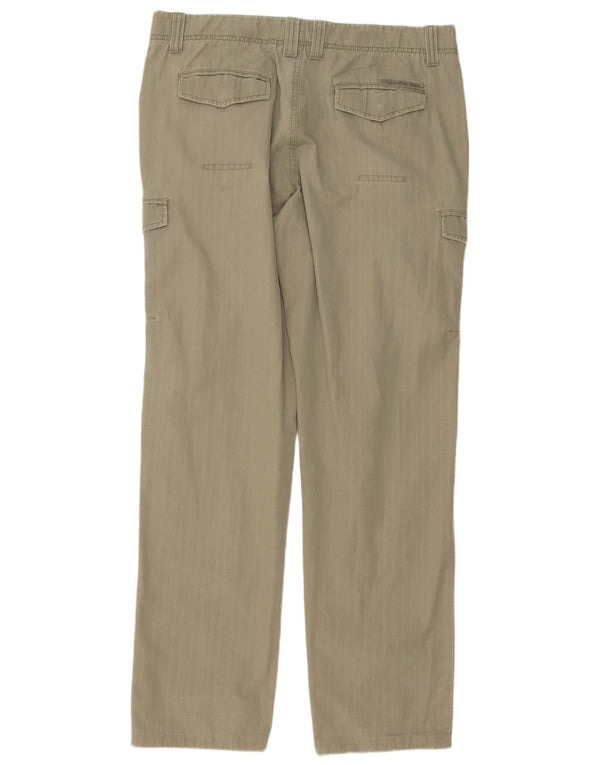 Pantaloni cargo drepti pentru bărbați Calvin Klein Jeans L34 L34 Bumbac kaki