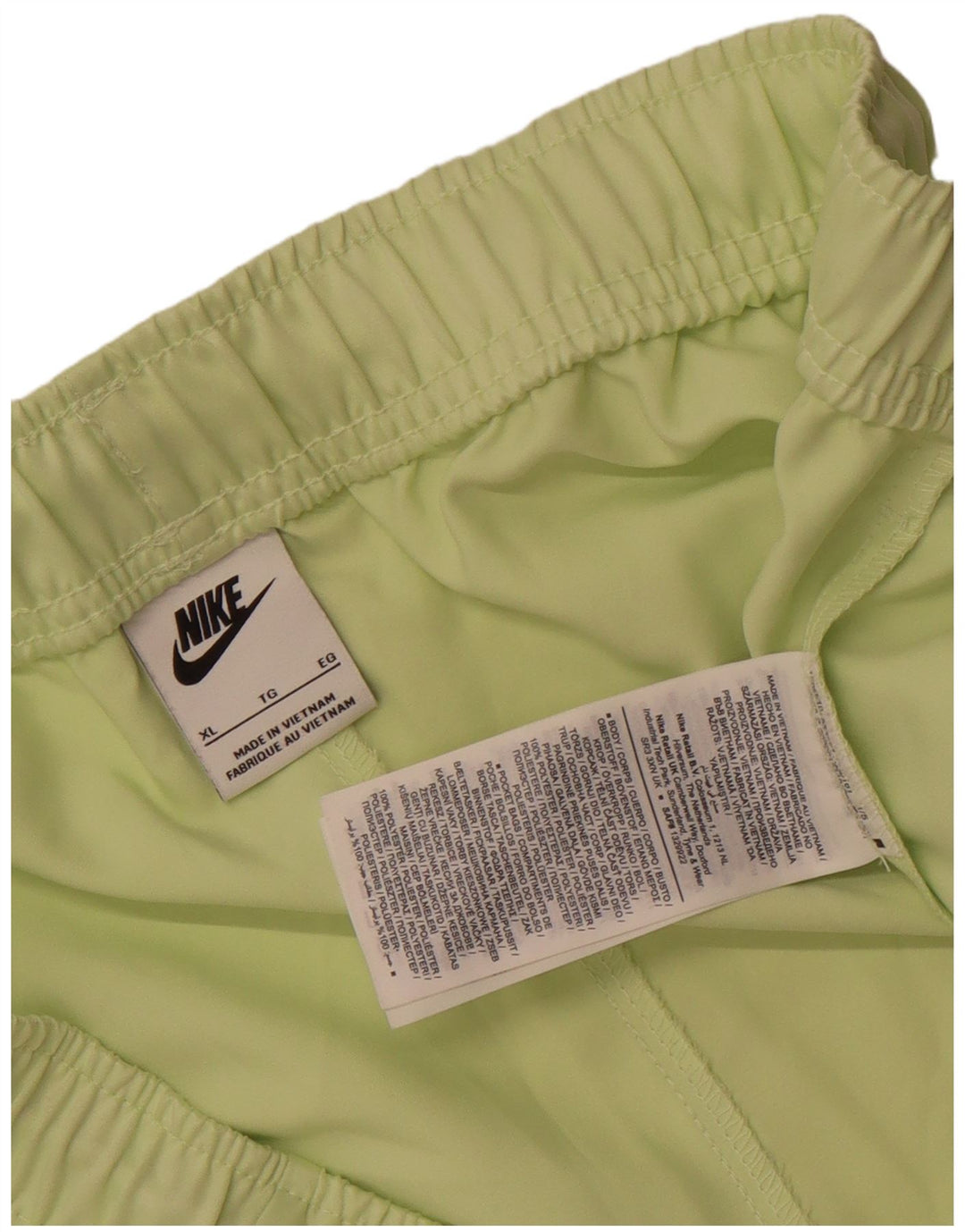 Pantaloni scurți sport Nike pentru bărbați XL, verde, poliester