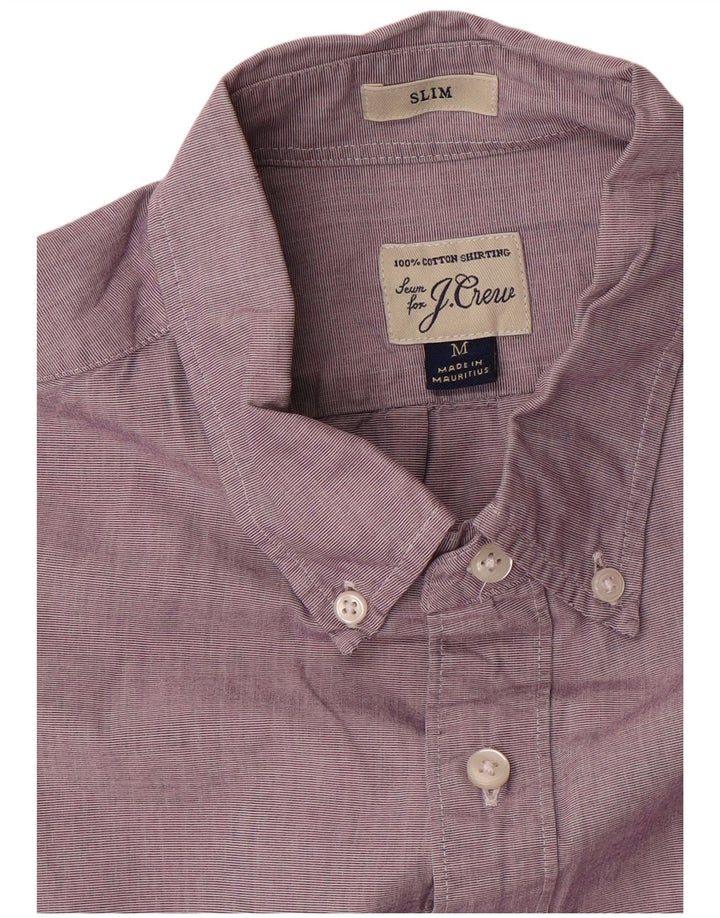 Cămașă subțire pentru bărbați J. CREW, bumbac violet mediu