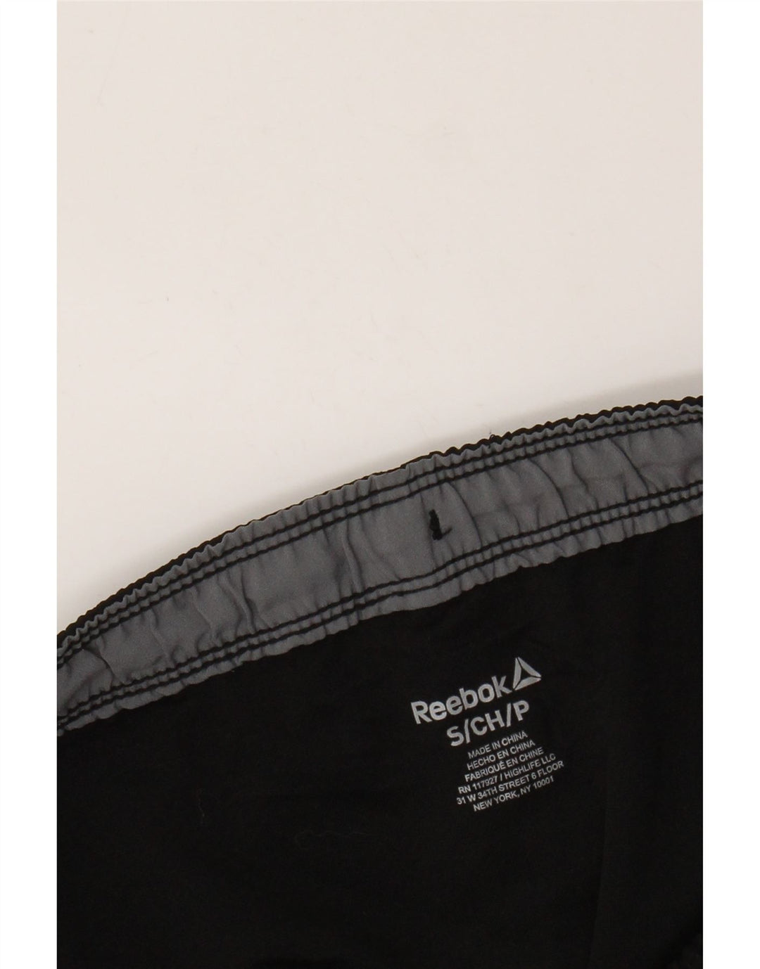 Pantaloni scurți sport grafic REEBOK pentru bărbați, negru, color block