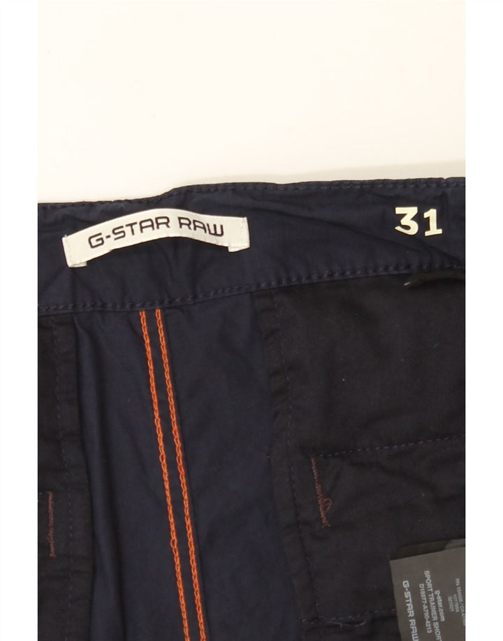 Pantaloni scurti cargo G-STAR pentru bărbați W31, bumbac, albastru bleumarin mediu