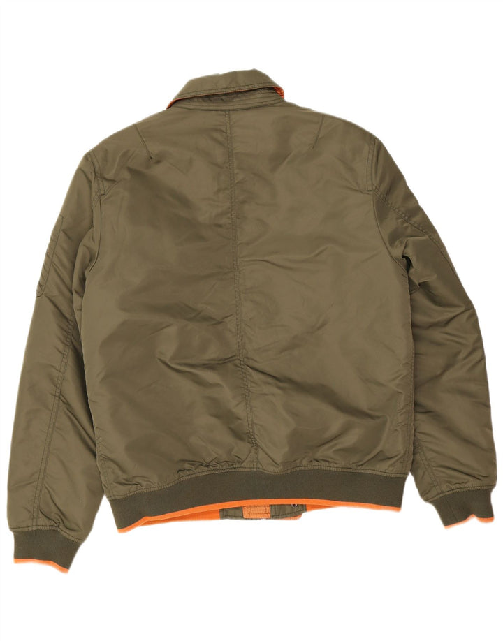 Aeronautica Militare Jachetă Bomber Bărbați IT 50 Medium Khaki Nylon