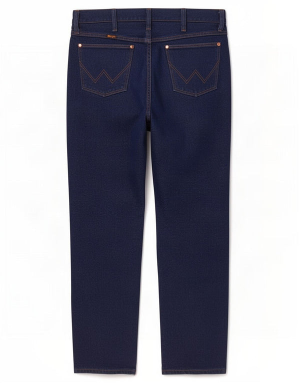 Blugi drepti pentru bărbați Wrangler W33 L30 bumbac bleumarin