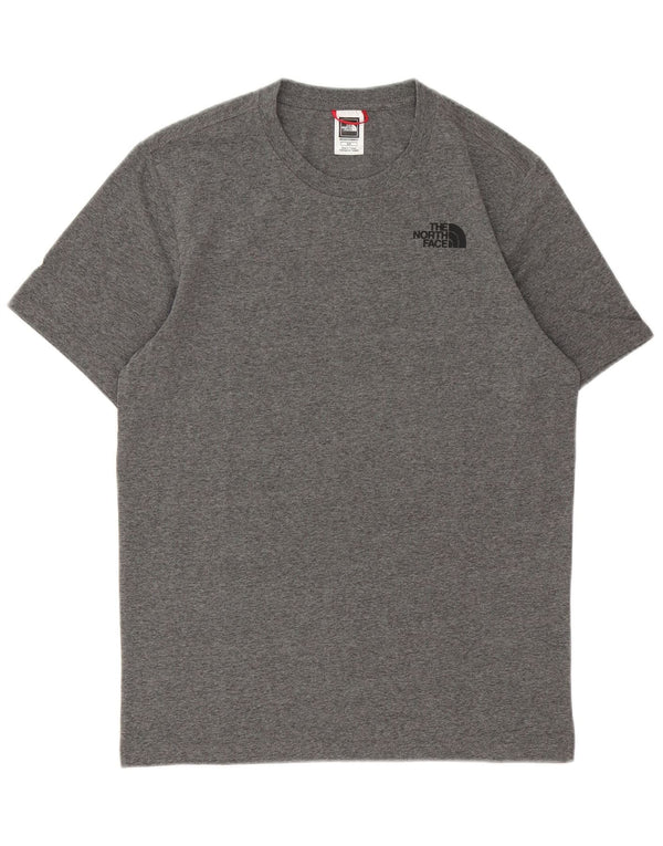 Tricou grafic pentru bărbați The North Face Top mic, gri, bumbac