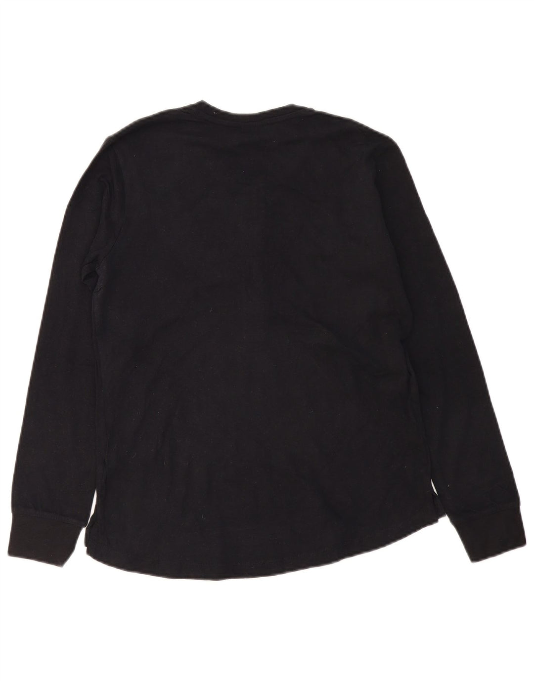 Top pentru femei Lotto cu mânecă lungă UK 10 mic bumbac negru