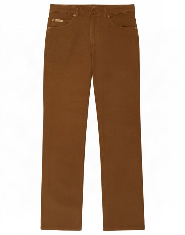 Pantaloni casual drepti pentru bărbați Yuma W30 L32 maro