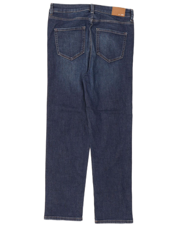 Blugi drepti The Harper pentru femei Marks & Spencer UK 12 Medium W30 L27 Albastru