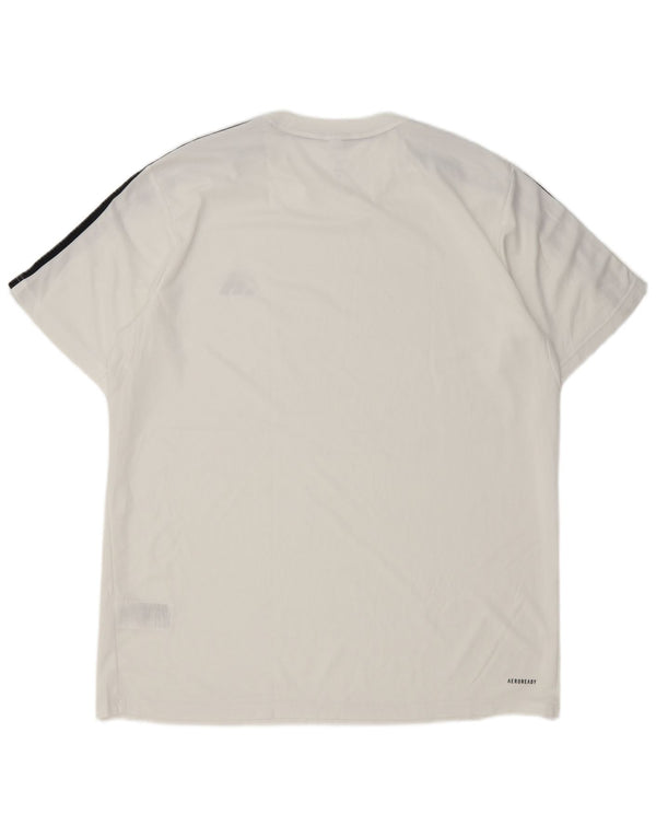Tricou pentru bărbați Adidas Aeroready Top XL Poliester alb