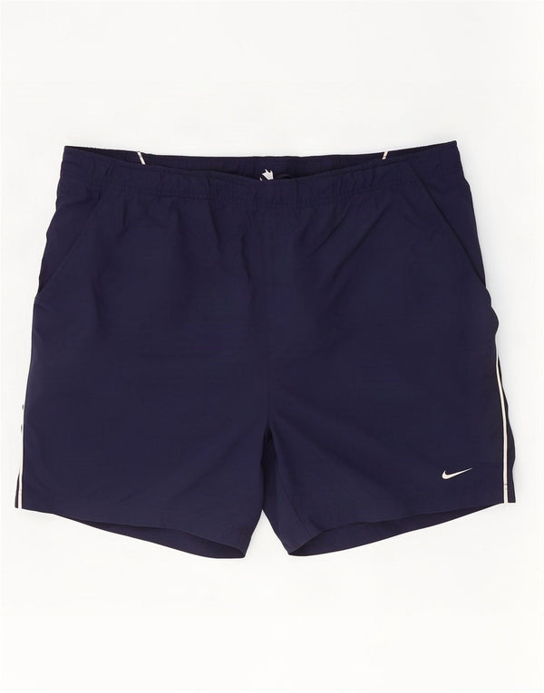 Pantaloni scurți de înot Nike pentru bărbați 2XL, poliester bleumarin