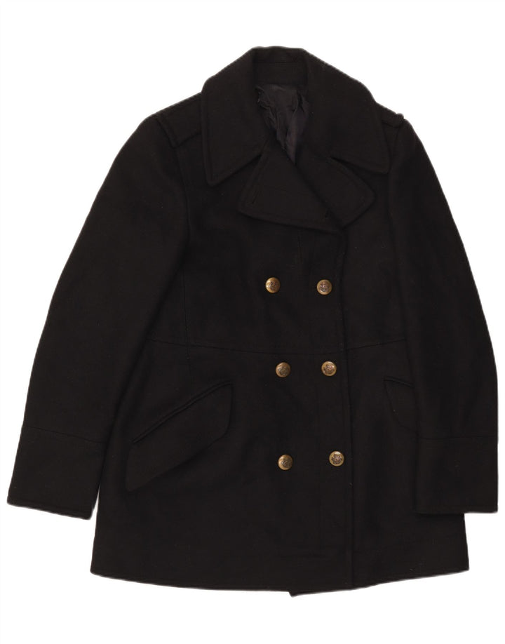 Palton vintage pentru femei UK 14 Medium Black