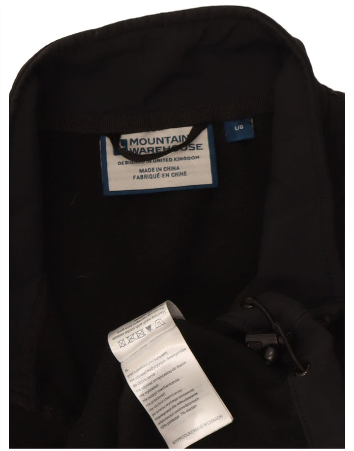 Jachetă Windbreaker pentru bărbați Mountain Warehouse UK 40 Poliester negru mare
