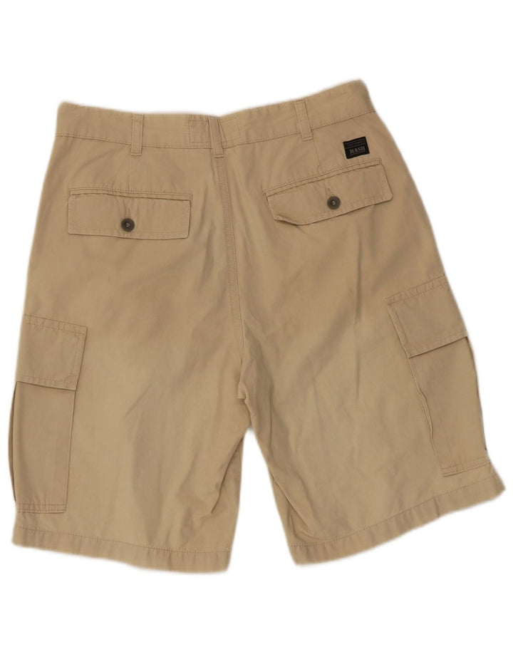 Pantaloni scurți cargo pentru bărbați Mash IT 44 Small W30 Beige Bumbac