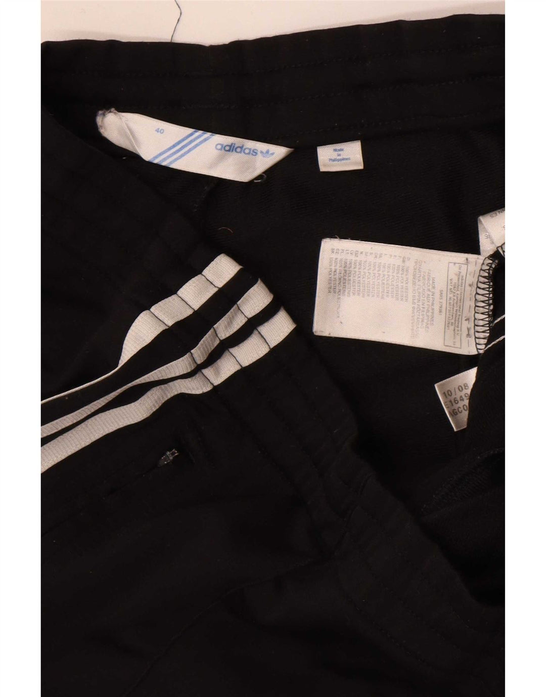 Pantaloni de trening Adidas pentru femei Joggeri EU 40 Poliester mediu negru