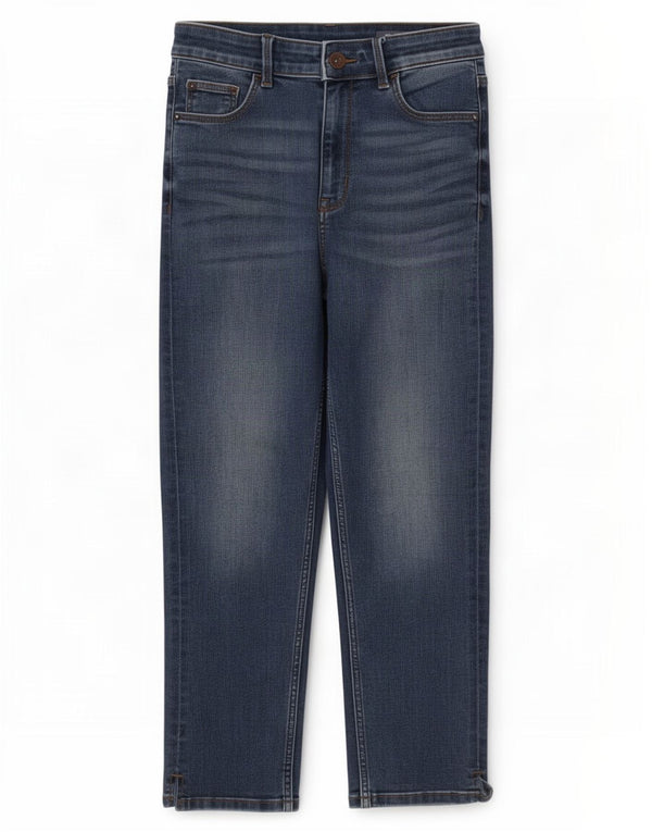 Marks & Spencer Womens The Carrie Cropped Jeans UK 10 Small W28 L21 Blue