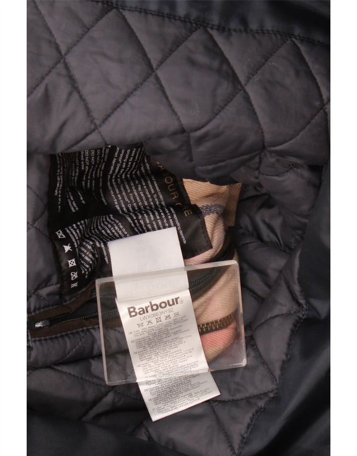 Jachetă de vânt pentru femei Barbour UK 14 mare, albastru bleumarin, bumbac