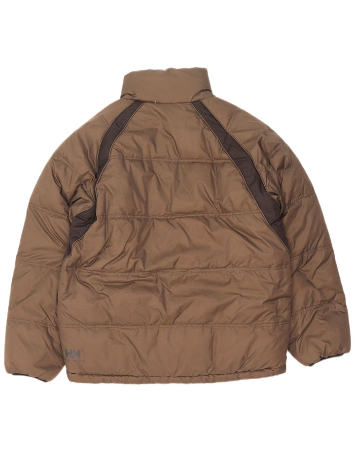 Jachetă căptușită reversibilă pentru bărbați Helly Hansen UK 38, nailon maro mediu