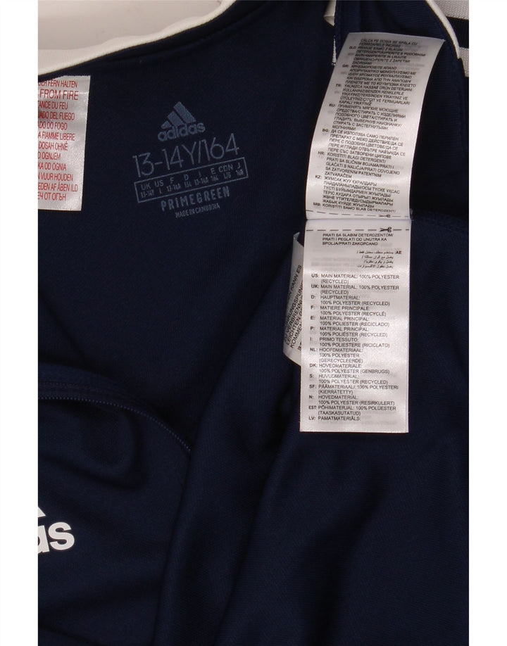 Trening ADIDAS Aeroready Graphic Pulover pentru băieți, 13-14 ani, bleumarin