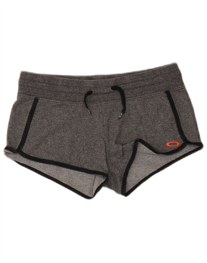 Pantaloni scurti sport vintage pentru femei UK 14 Medium Grey Flecked