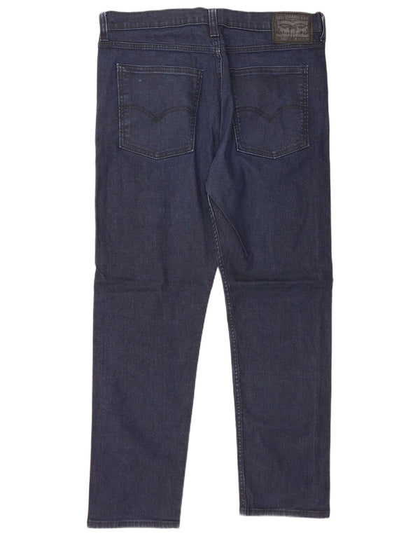 Blugi conici pentru bărbați LEVI'S 522 W36 L32 bumbac bleumarin