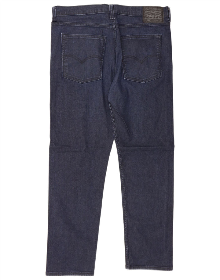 Blugi conici pentru bărbați LEVI'S 522 W36 L32 bumbac bleumarin