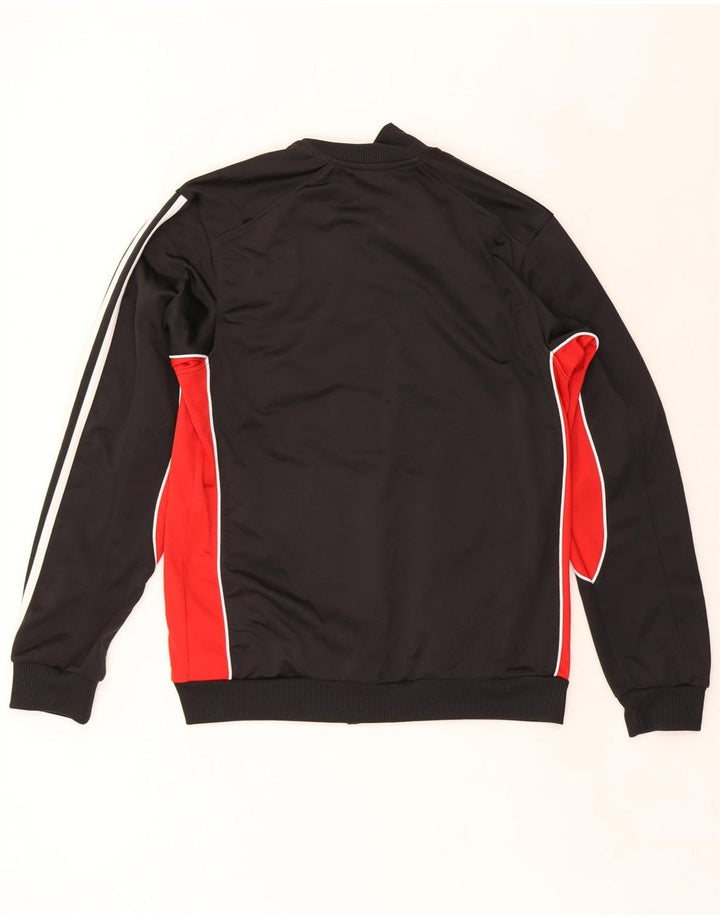 ADIDAS Mens Tracksuit Top Jacket UK 40/42 Medium Black Colourblock
