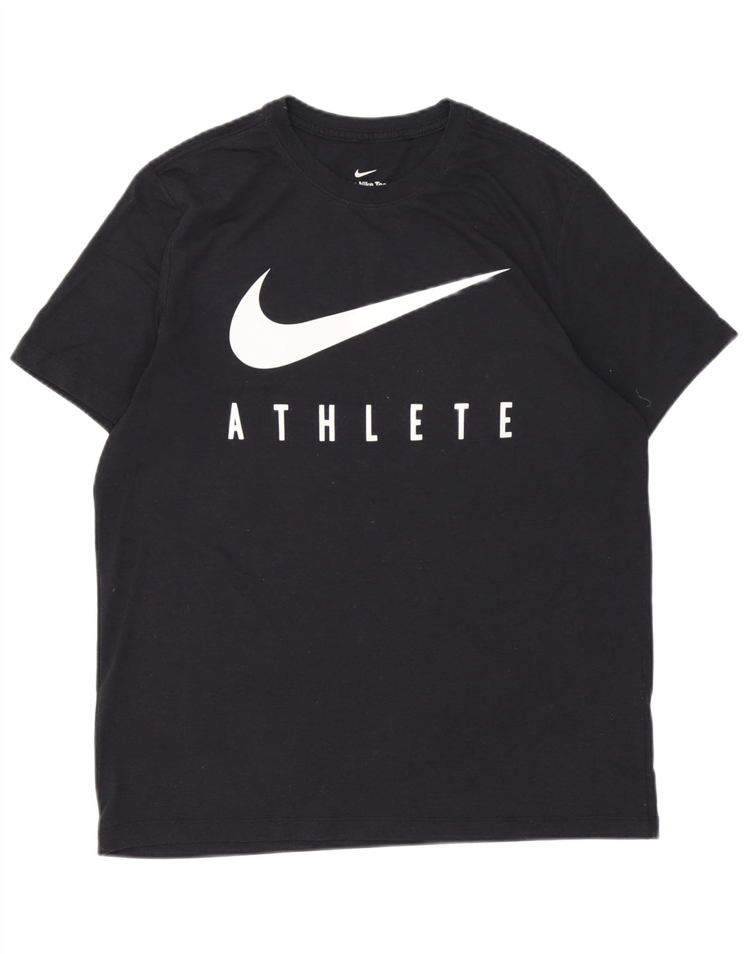 Tricou grafic Nike Dri Fit pentru bărbați Top mare din poliester negru