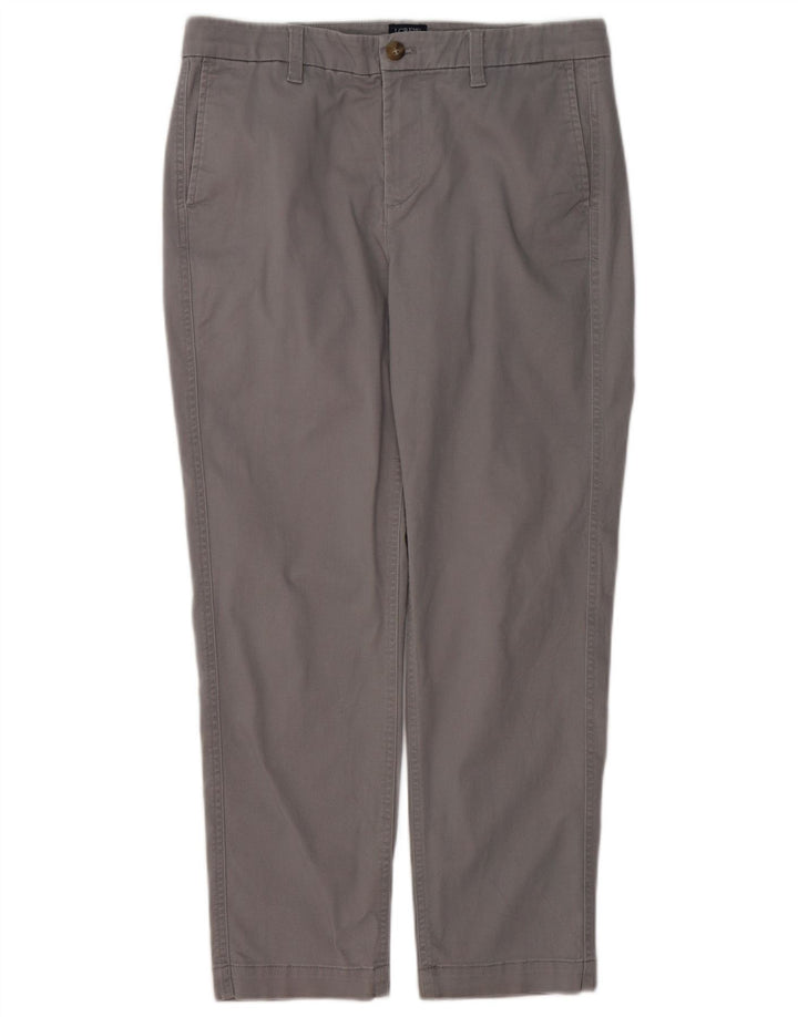 Pantaloni chino slim pentru femei J. CREW Girlfriend US 8 Medium W32 L27 Gri