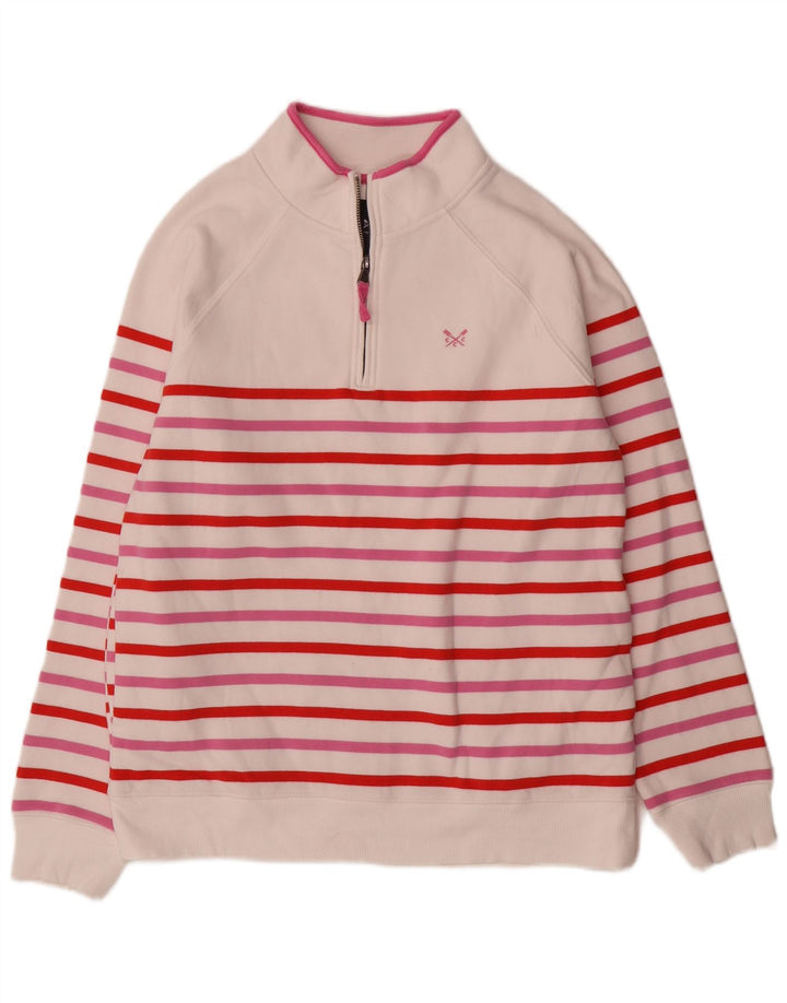Crew Clothing Hanorac pentru femei Pulover UK 12 Mediu, multicolor, cu dungi