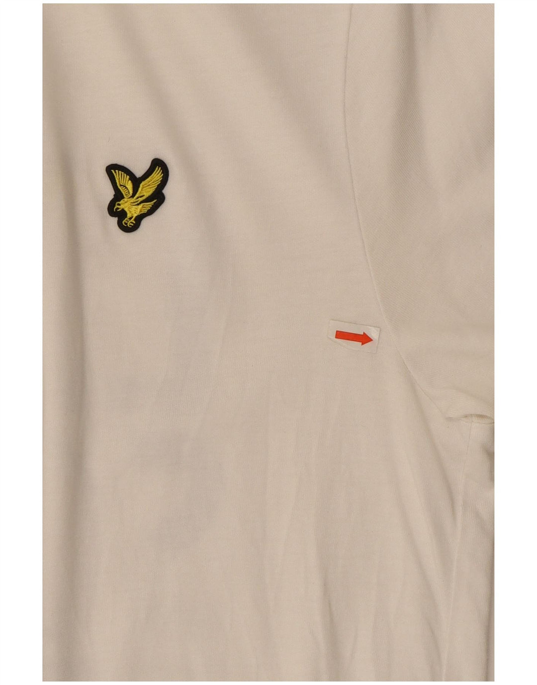 Tricou cu grafic Lyle & Scott pentru bărbați Top din bumbac alb mediu