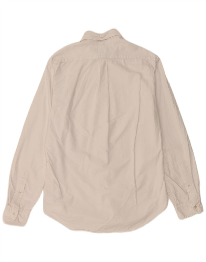 Cămașă pentru bărbați Ralph Lauren slim fit, bumbac alb mediu