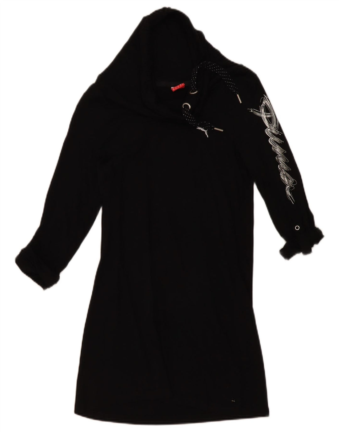 Top cu tunică cu gât rulat Puma pentru femei UK 8 Small Black