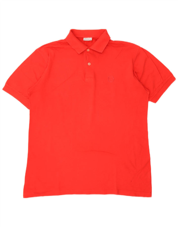 Sergio Tacchini Polo pentru bărbați din bumbac roșu mare