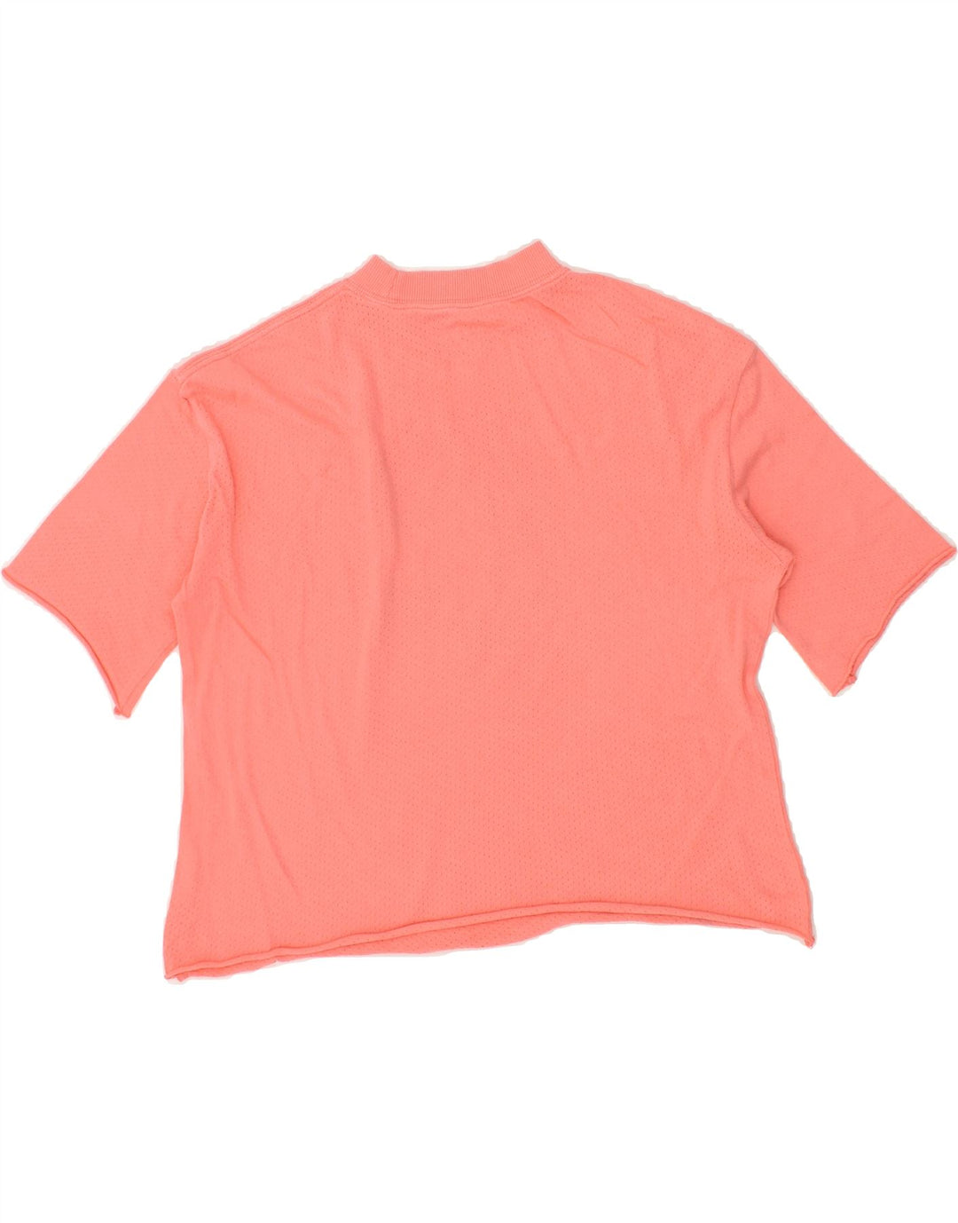 CONVERSE Womens Oversized Crop Graphic T-Shirt Top UK 10 Small Pink Vintage Converse and Second-Hand Converse from Messina Hembry 