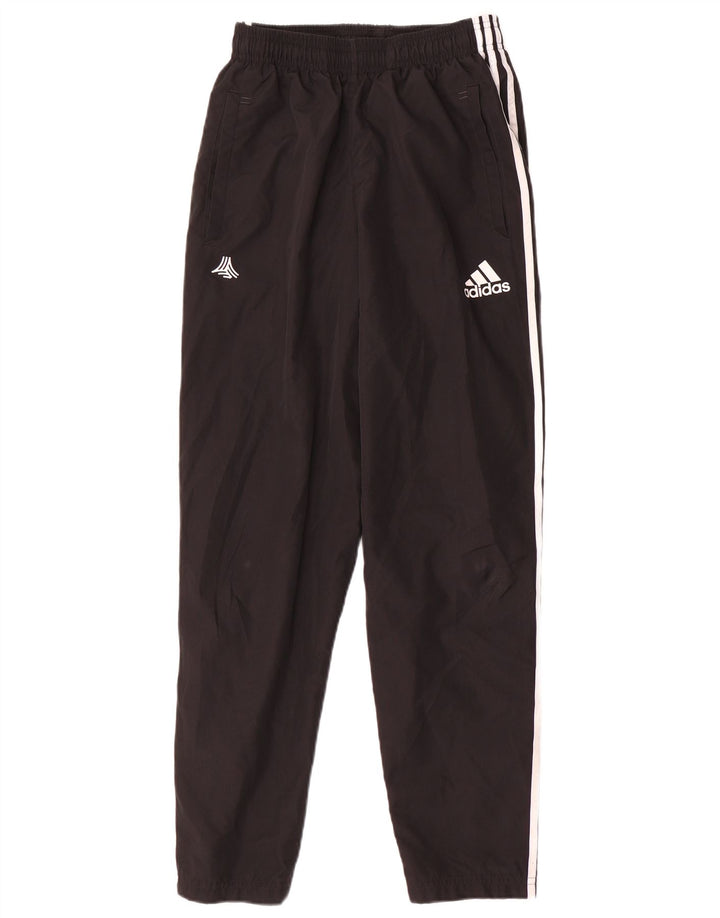 Pantaloni de trening Adidas pentru bărbați, poliester negru mic