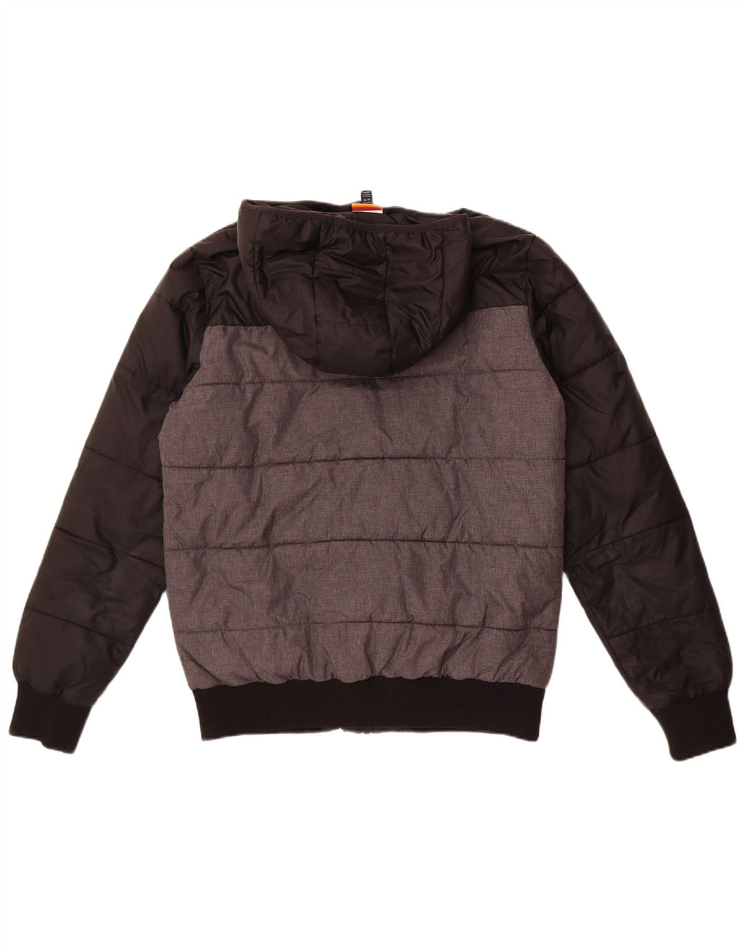 Jachetă căptușită cu glugă pentru bărbați Ellesse UK 38 Medium Black Colorblock Poliamidă