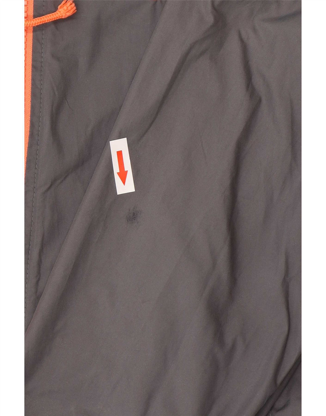 Jachetă de ploaie cu glugă Nike pentru femei UK 10 Mic gri poliester Sport