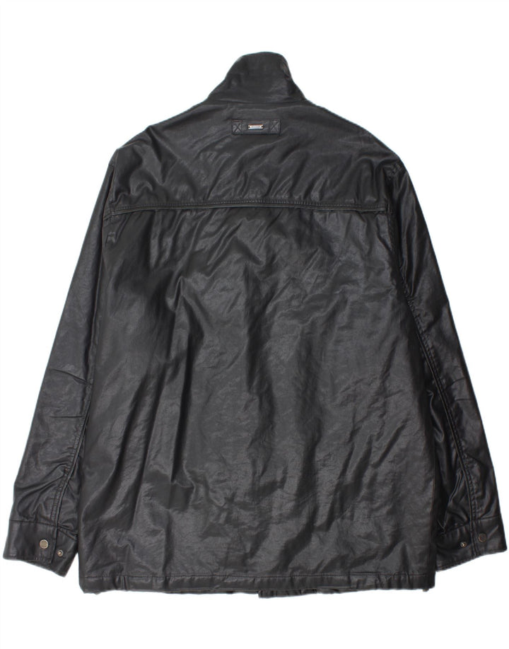 Jachetă Kartel pentru bărbați, UK 42 XL, bumbac negru