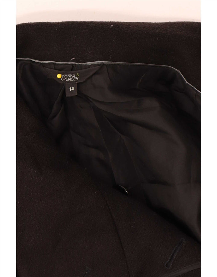 Palton pentru femei Marks & Spencer UK 14 Poliester mediu negru
