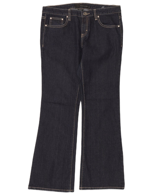 CALVIN KLEIN Blugi evazați pentru femei US 10 Medium W32 L30 Bumbac bleumarin