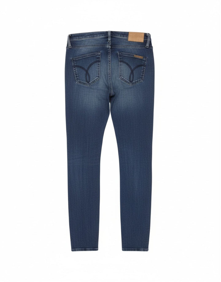Blugi skinny pentru femei Calvin Klein W28 L32 albastru