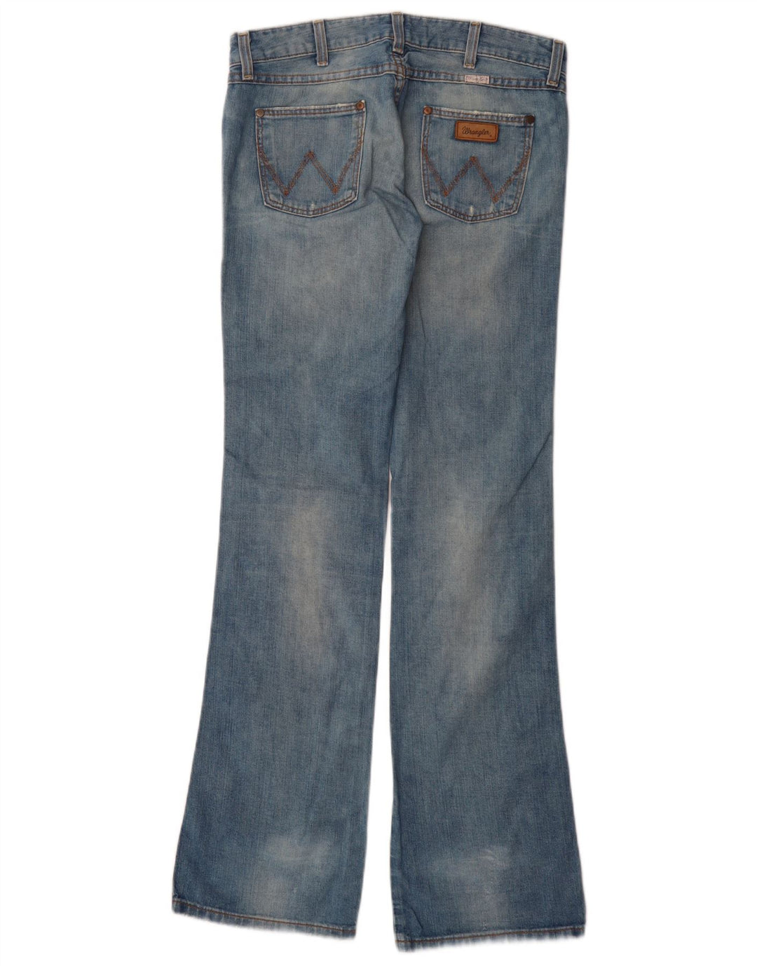 Blugi pentru femei Wrangler Megan Distressed Bootcut W28 L34 Bumbac albastru