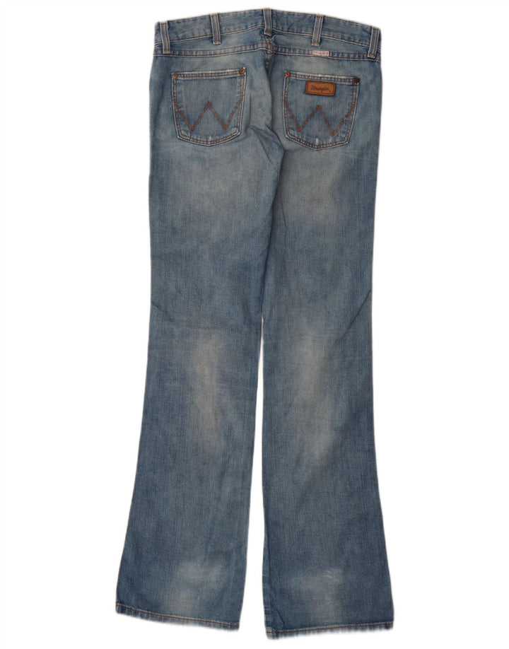 Blugi pentru femei Wrangler Megan Distressed Bootcut W28 L34 Bumbac albastru