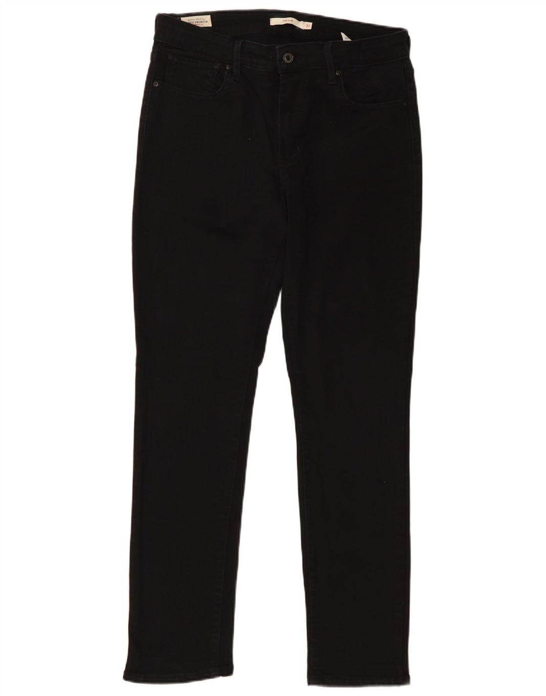 Blugi Levi's 712 Slim pentru femei W31 L30 bumbac negru