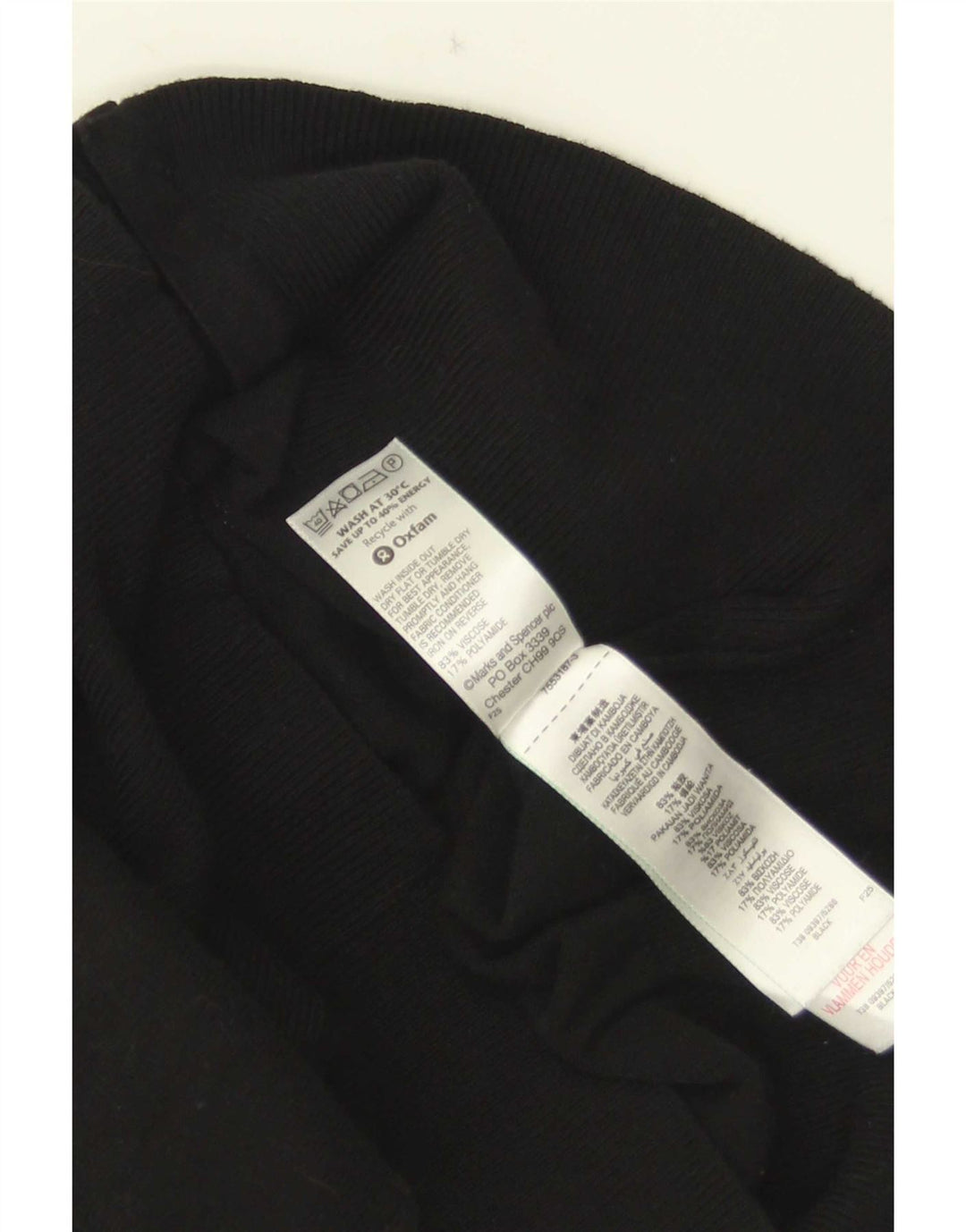 Pulover cardigan pentru femei Marks & Spencer UK 12 Medium Black Viscose