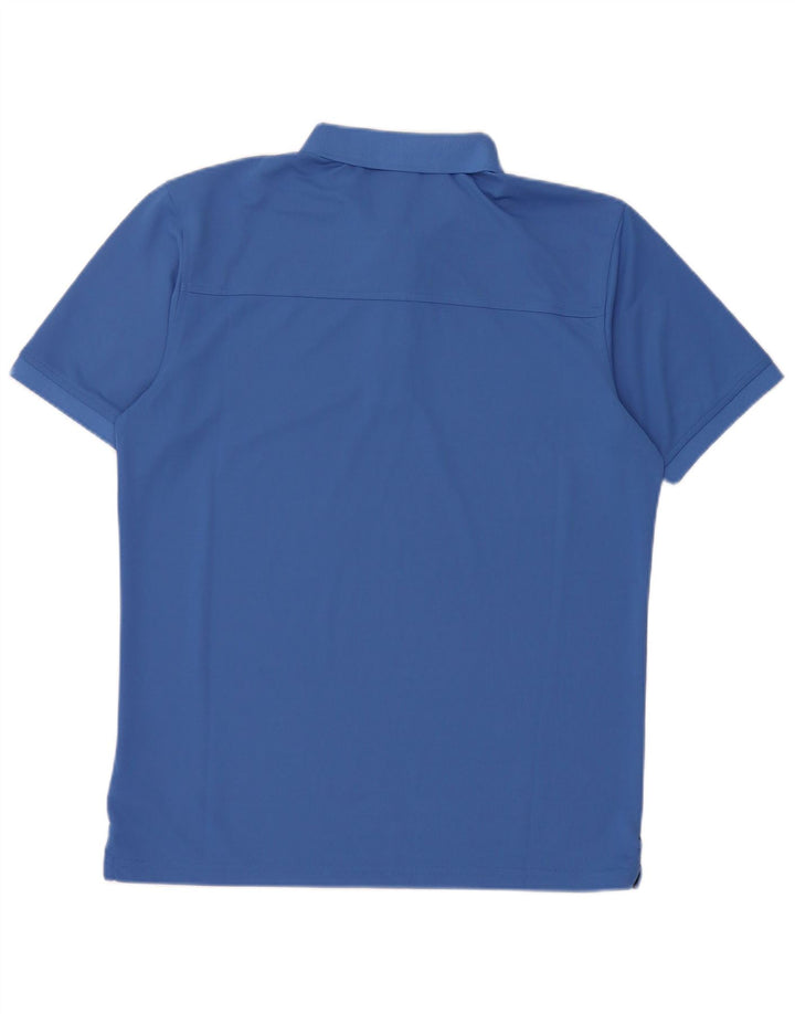 Tricou polo CALVIN KLEIN pentru bărbați, poliester albastru mediu